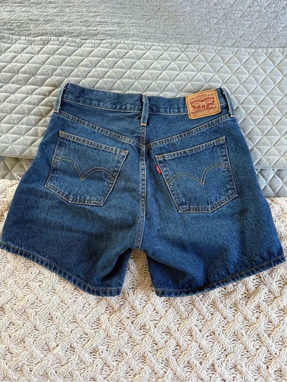 Levi's Women's 501 Button Front Denim Shorts